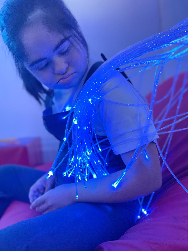 Alumna de Sala Multisensorial Colegio Paul Harris - Dr's choice